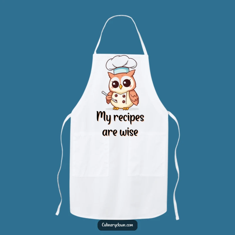 Funny Kawaii Owl Chef Apron: Cook with Confidence and Culinary Comedy