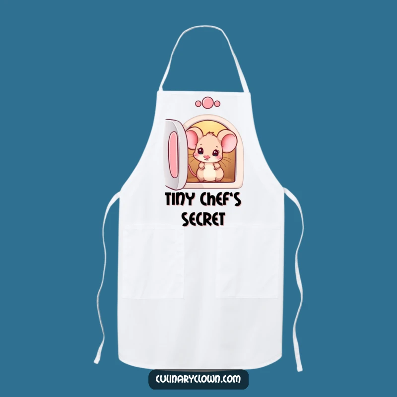 Funny Mouse Oven Apron - Cook with Curious Flair