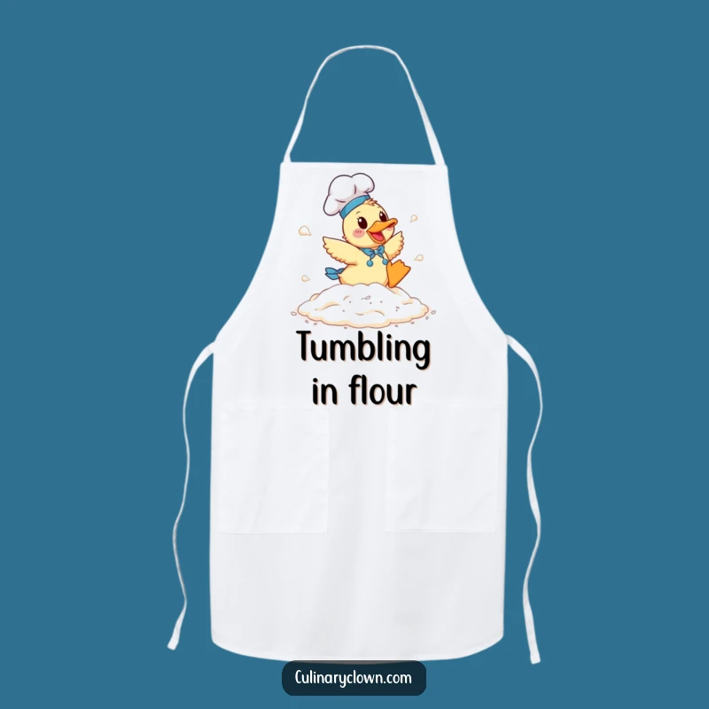 Funny Duck Chef Apron: Hilarious Flour Protection for Messy Bakers
