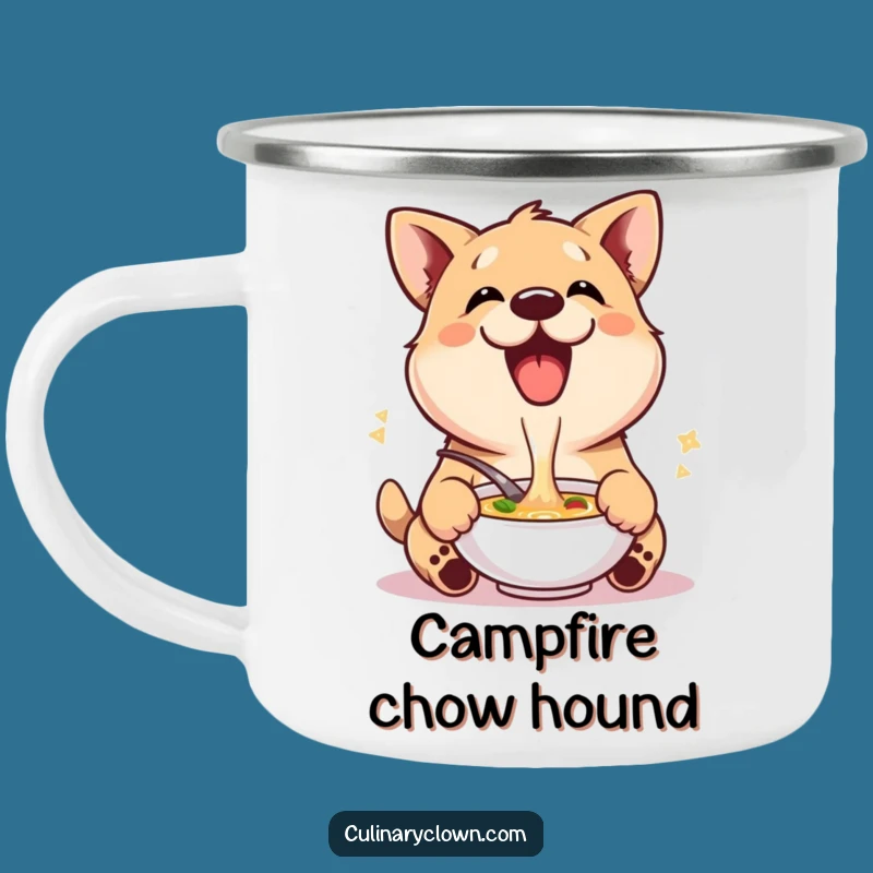 Funny Dog Soup Camping Mug - Adventure Fuel with Pup-tastic Flavor