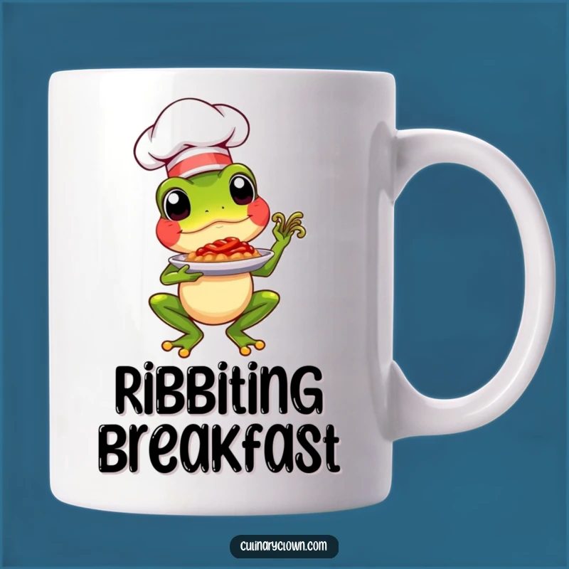 Funny Chef Frog Mug: Proudly Presenting Dish, Gourmet Gift