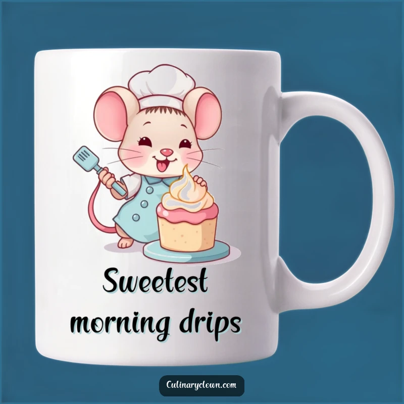 Funny Kawaii Mouse Chef Mug: Sweet Creations with a Dash of Humor