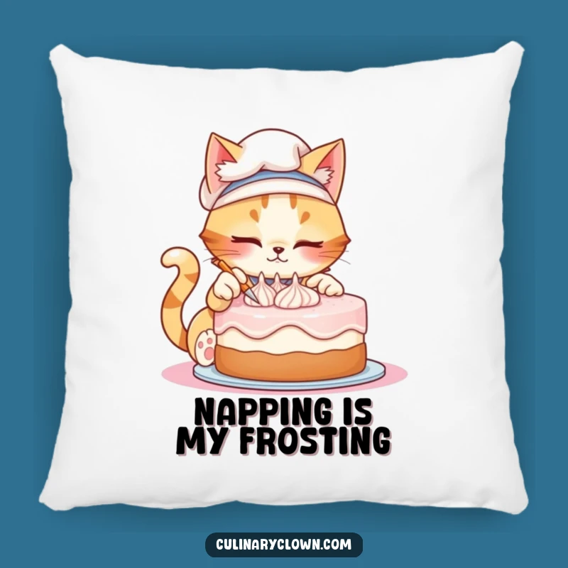 Funny Cat Chef Couch Pillow - Cozy & Hilarious Home Decor