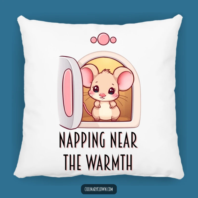 Funny Mouse Oven Pillow - Cozy Comfort with Kitchen Curiosity