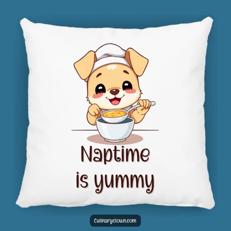 Funny Puppy Chef Pillow - Cozy Comfort & Happy Vibes