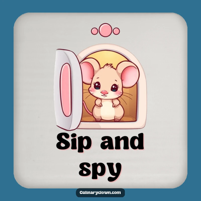 Funny Mouse Oven Coasters - Protect Surfaces with Kitchen Charm