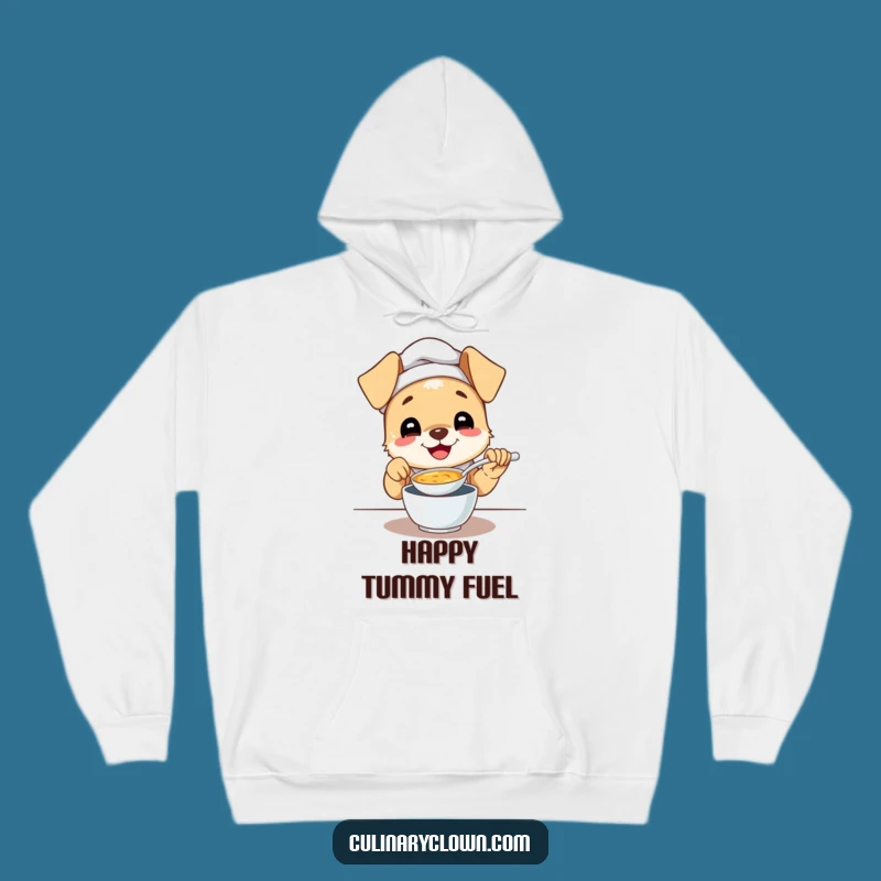 Cozy Funny Puppy Chef Hoodie - Warm Hugs & Happy Tastes