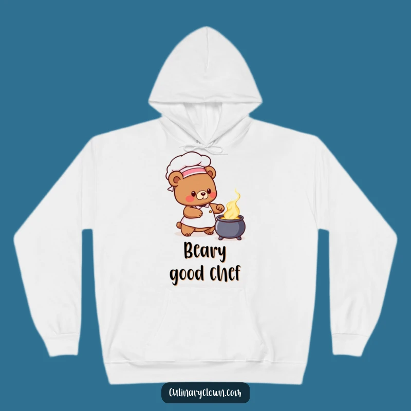 Funny Bear Chef Hoodie: Cozy Cauldron Stirrer Apparel, Perfect Cute Funny Gift