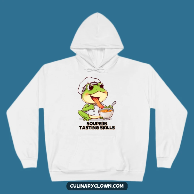 Funny Frog Chef Hoodie: Cozy Comfort and Joyful Bites