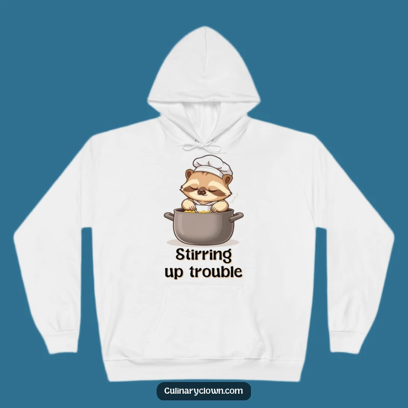 Funny Sloth Chef Hoodie: Cozy Slow Cooking Champion, Perfect Gift