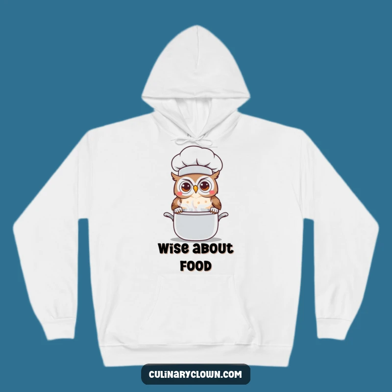 Cozy Funny Kawaii Owl Chef Hoodie: Curious Steaming Pot Hoodie, Perfect Funny Gift