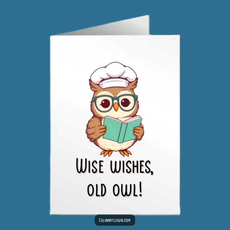 Chef Owl Birthday Card: Free Printable Recipe for a Wise, Fun Celebration