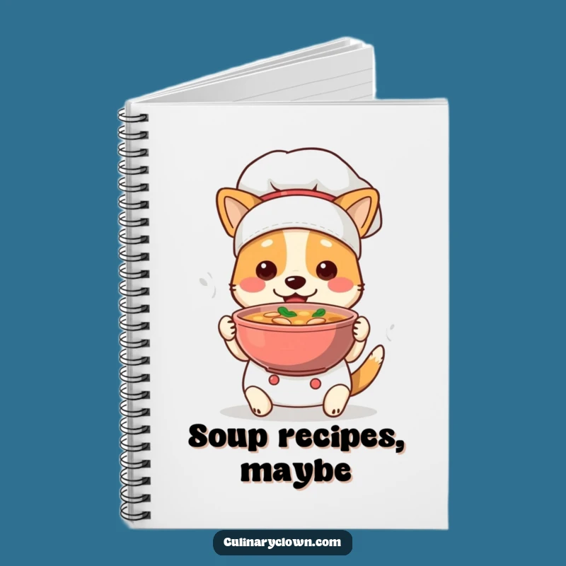 Funny Dog Chef Notebook: Jot Down Recipes with This Cute Canine Cook, Perfect Funny Gift!