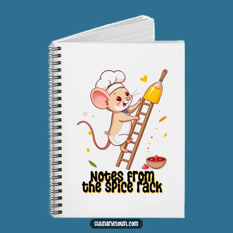 Funny Mouse Chef Notebook: Chart Your Culinary Adventures