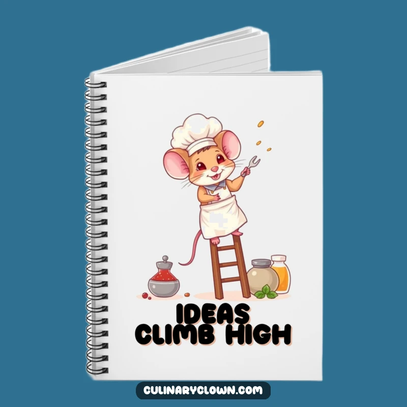 Funny Mouse Chef Notebook: Jot Down Bold Ideas, Gift for Writers