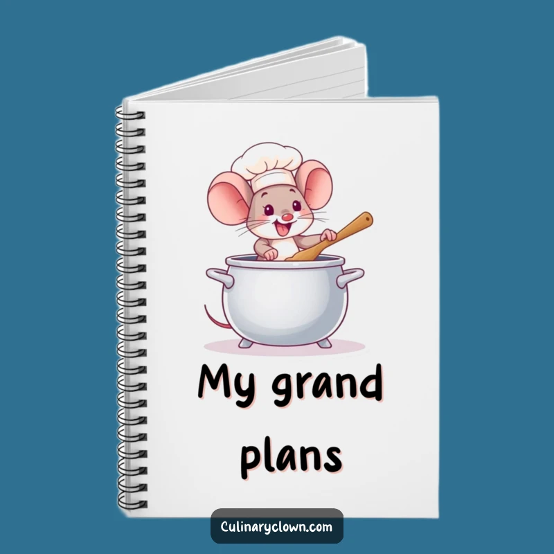 Funny Mouse Chef Notebook: Journal Your Culinary Adventures