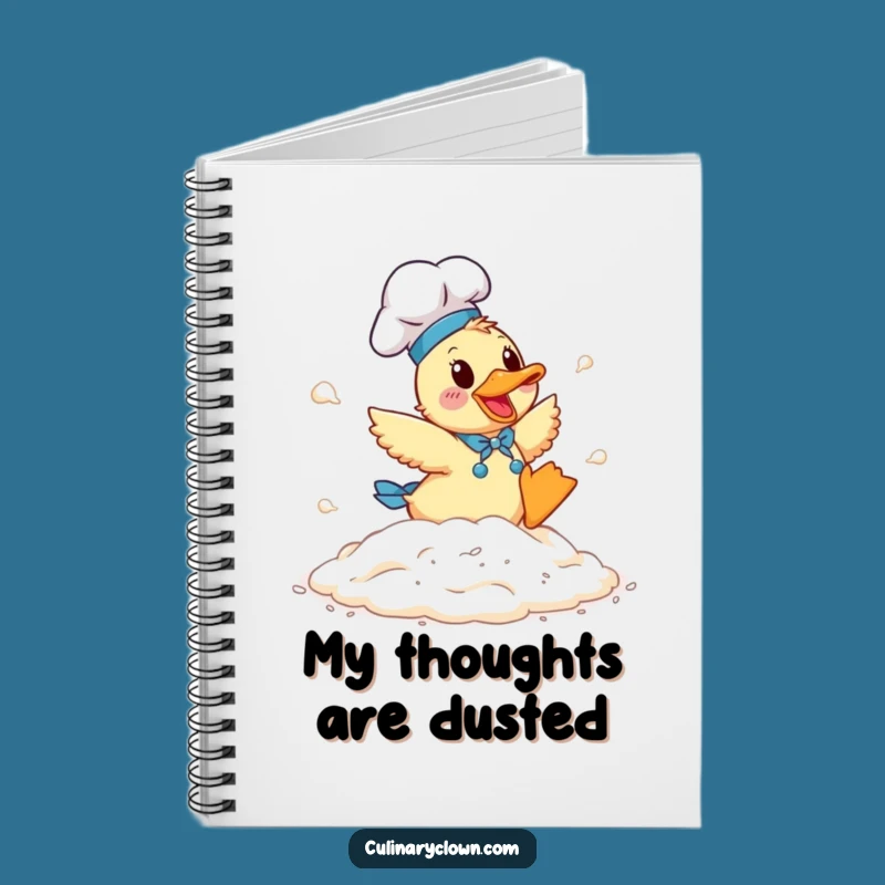Funny Duck Chef Notebook: Hilarious Flour Journal for Baking Ideas