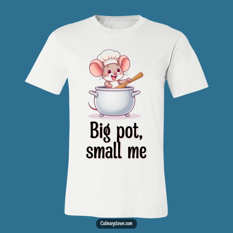 Funny Mouse Chef T-Shirt: Playful Culinary Apparel for Food Lovers