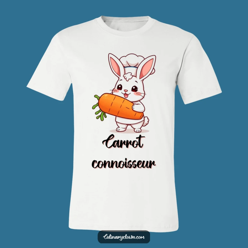 Funny Kawaii Bunny Chef Carrot T-Shirt: Harvesting Giggles and Smiles