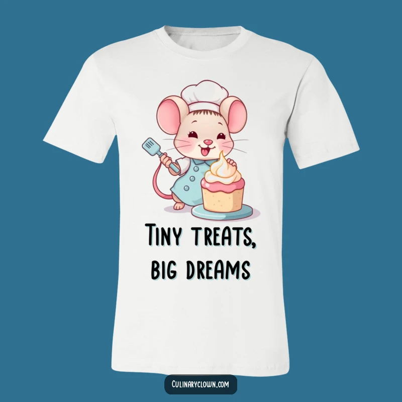 Funny Kawaii Mouse Chef T-Shirt: Wear Your Passion for Pastries