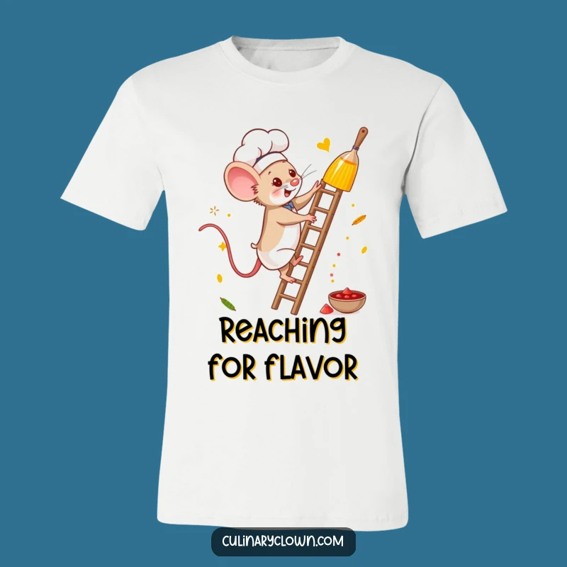 Funny Mouse Chef T-Shirt: Ascend to Deliciousness with Bold Flavor