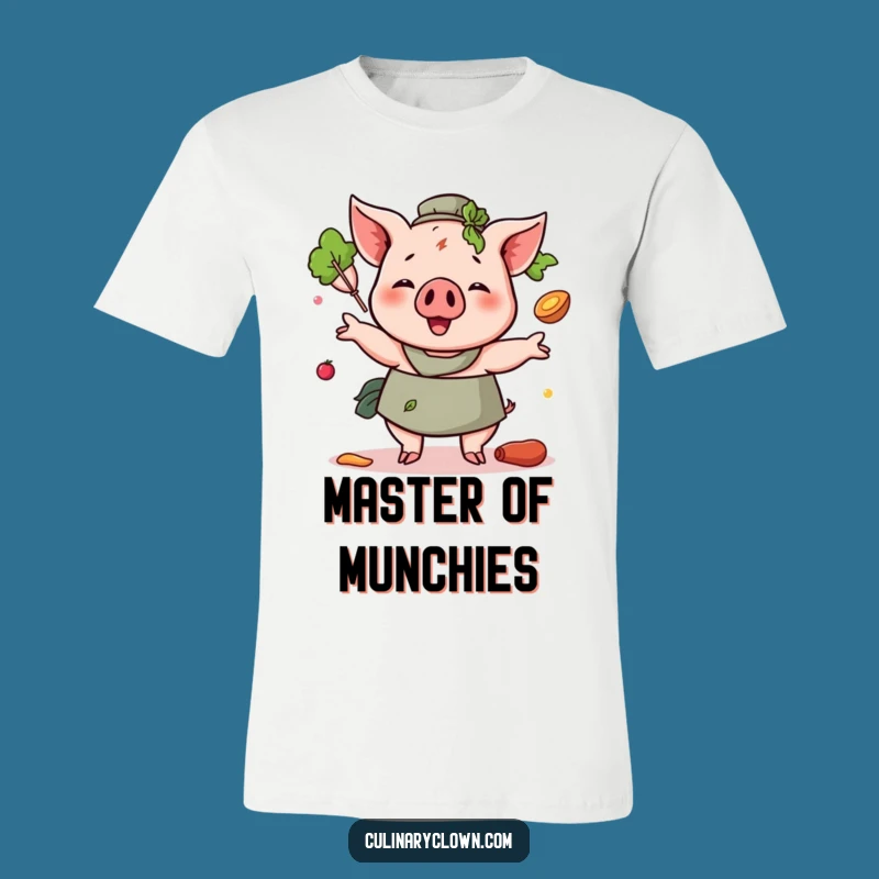 Funny Pig Juggling Ingredients T-Shirt: A Hilarious Tee for Chefs and Foodies