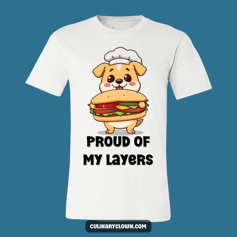 Funny Kawaii Dog Chef T-Shirt: Show Off Your Culinary Masterpiece