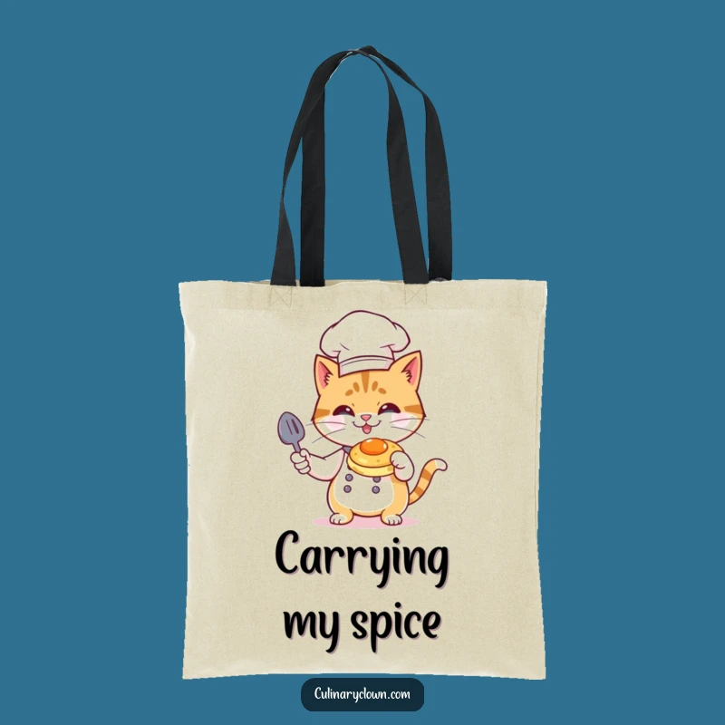 Funny Cat Chef Tote Bag: Hilarious Culinary Chaos Carry-All for Foodies