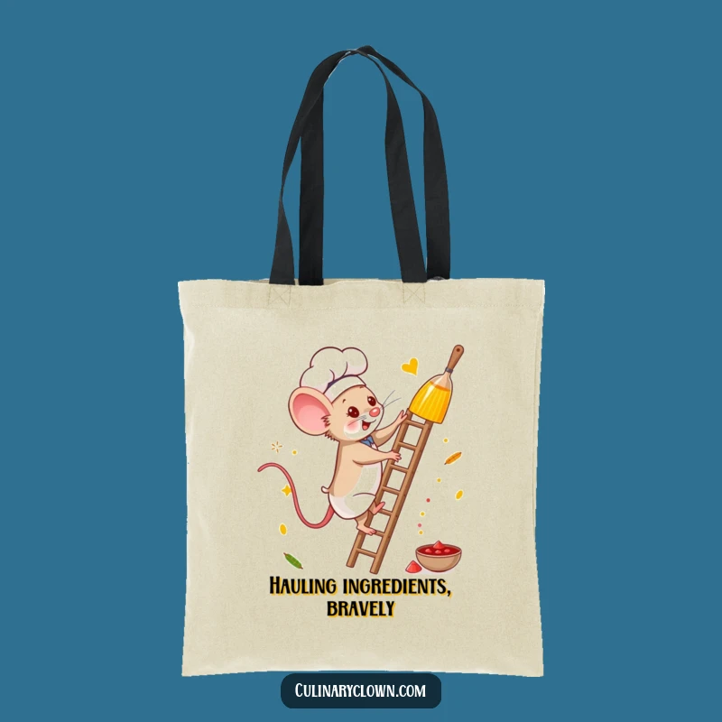 Funny Mouse Chef Tote Bag: Carry Your Culinary Ambitions with Flair